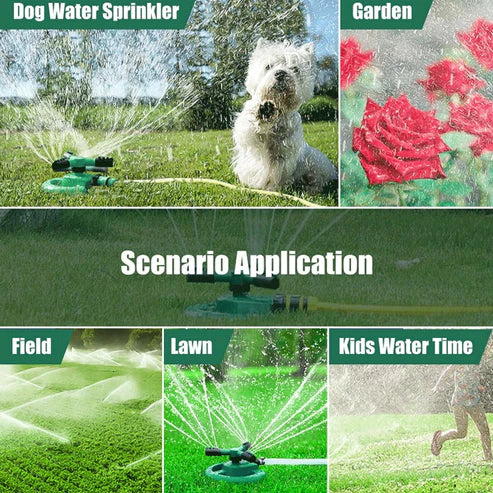 Rotating water sprinkler
