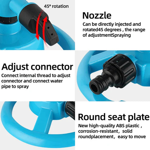 Rotating water sprinkler
