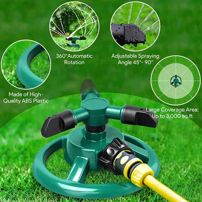 Rotating water sprinkler