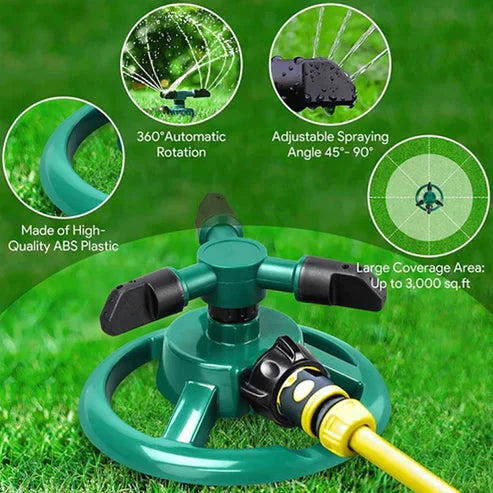 Rotating water sprinkler